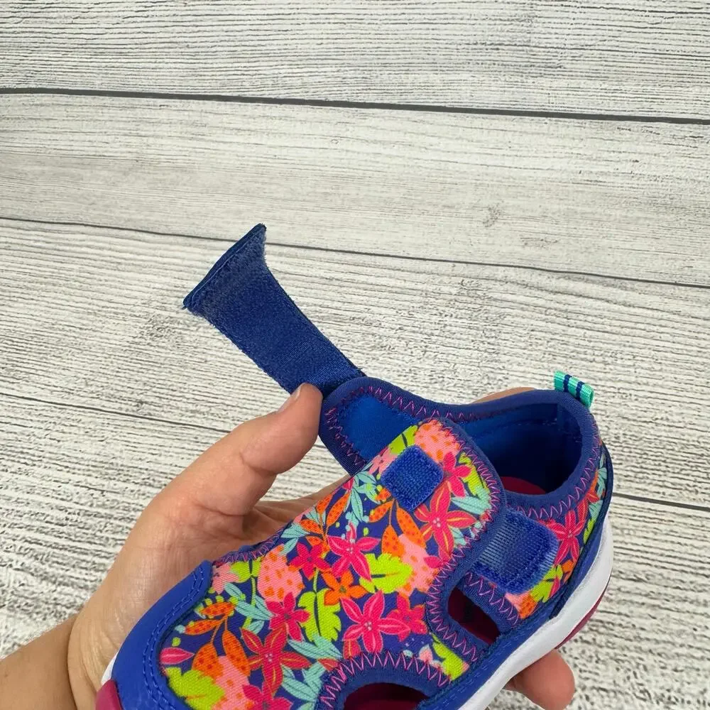 Saucony Girl's Bright Summer Quick Splash Water Sneakers Size 7